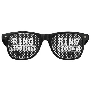 Ring Security Ring Bearer Boy Gifts Retro Sunglasses