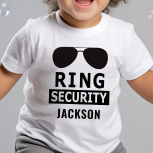 Ring Security Ring Bearer Boy Toddler T-shirt