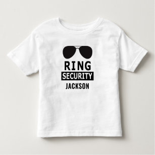 Ring Security Ring Bearer Boy Toddler T-shirt