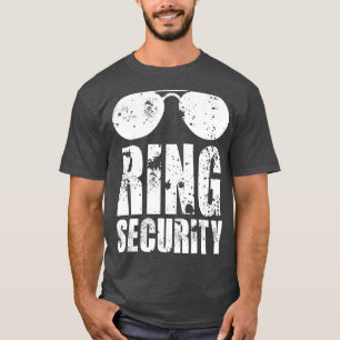 Ring Security  Ring Bearer Boys Wedding Party T-Shirt