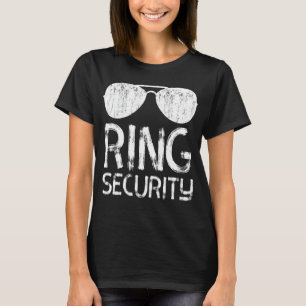 Ring Security Ring Bearer Boys Wedding Party T-Shirt