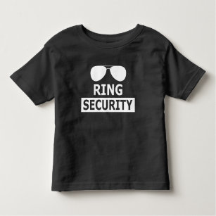 Ring Security Ring Bearer Personalized Boy Toddler T-shirt