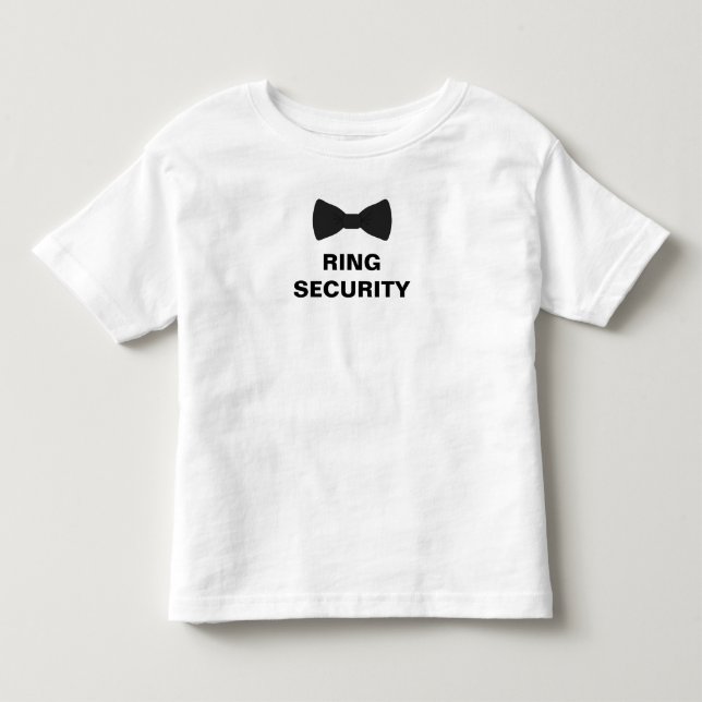 Ring Security Ring Bearer Toddler T-shirt (Front)