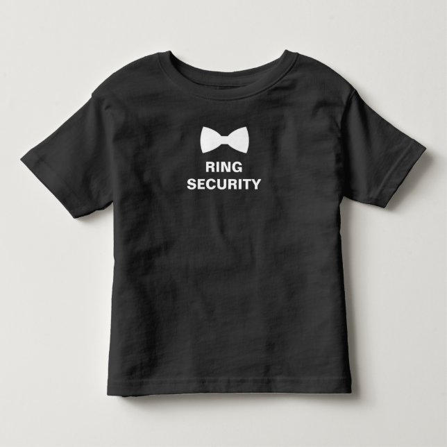 Ring Security Ring Bearer Toddler T-shirt (Front)