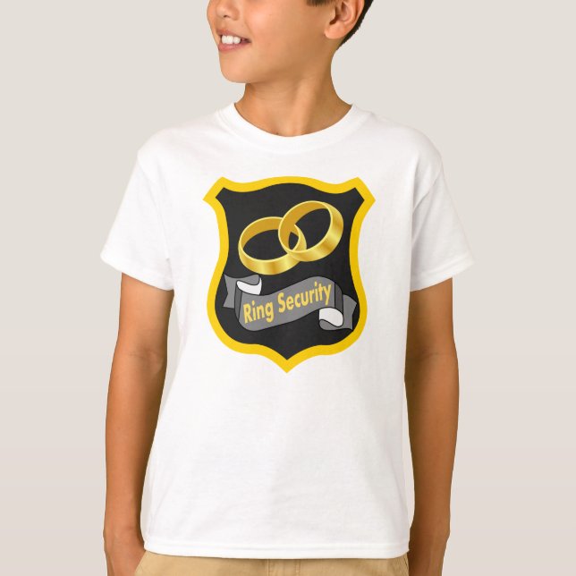 RING SECURITY T SHIRT,RING BEARER T SHIRT (Front)