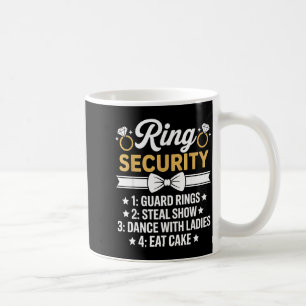 Ring Security Wedding Party Funny Ring Bearer Coffee Mug