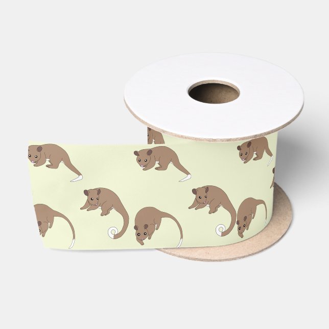 Ring Tail Possums Satin Ribbon (Spool)