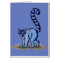 Ring Tailed Lemur Painting and Facts Card