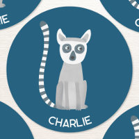 Ring Tailed Lemur Personalized Name