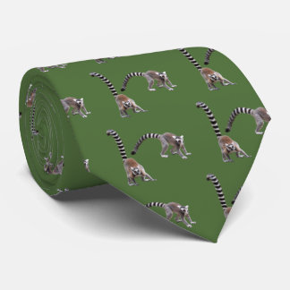 Ring-tailed lemur tie