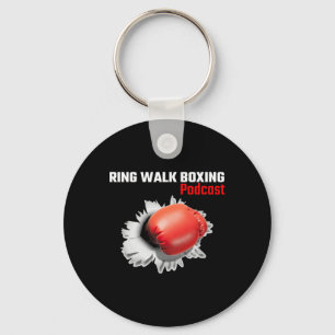 Ring Walk Boxing Podcast Keychain