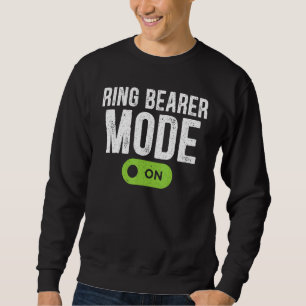 Ringbearer Mode On Page Boy Wedding Party Cotillio Sweatshirt