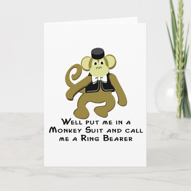 Ringbearer/ Monkey Card (Front)