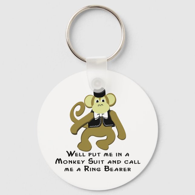 Ringbearer/ Monkey Keychain (Front)