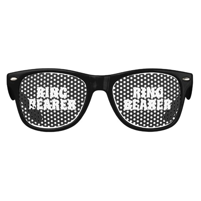 Ringbearer Stylish Classy Wedding Gift Favour 2023 Kids Sunglasses (Front)