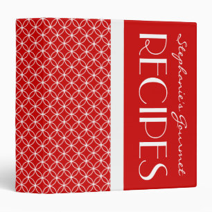 Ringed Diamonds Recipe - Red White Binder