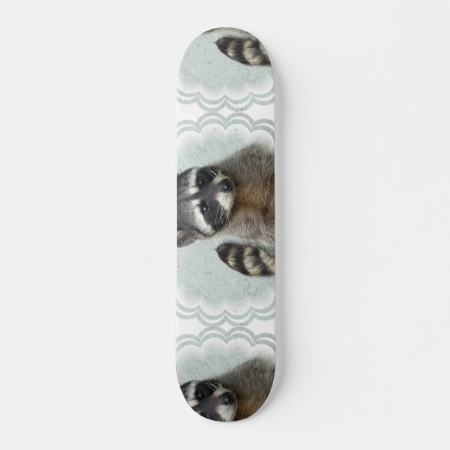 Ringed Raccoon  Skateboard (Front)