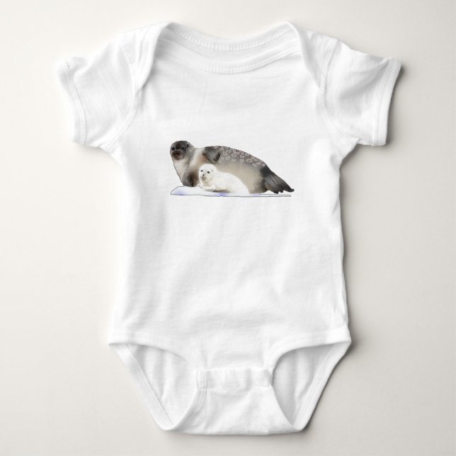 Ringed Seal Baby Bodysuit (Front)