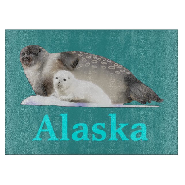 Ringed Seal Cutting Board (Front)