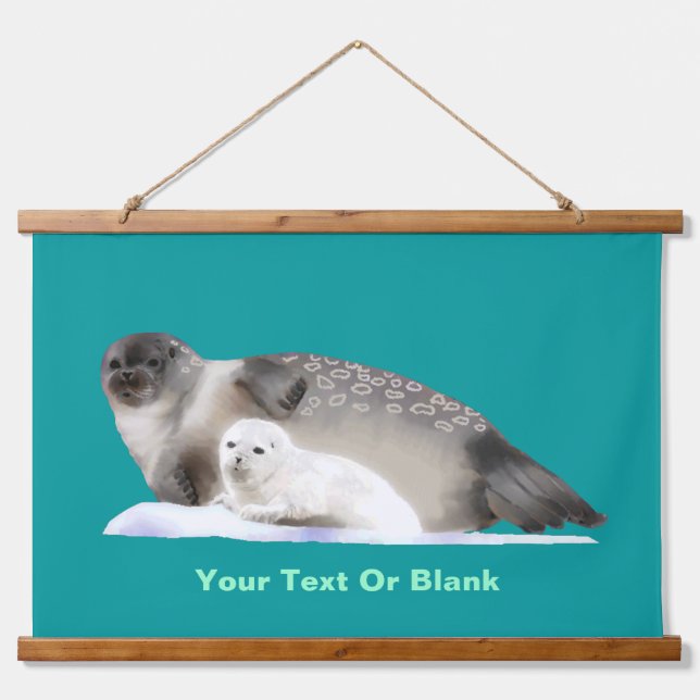 Ringed Seal Hanging Tapestry (Front)