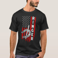 Ringer Horseshoe American Flag