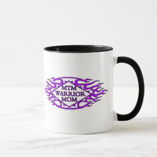 Ringer Mug - MTM Warrior Mom