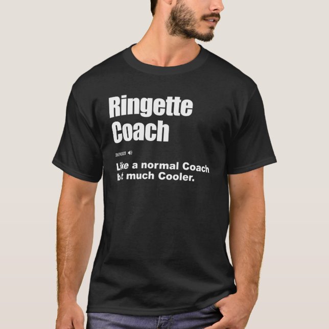 Ringette coach T-Shirt (Front)