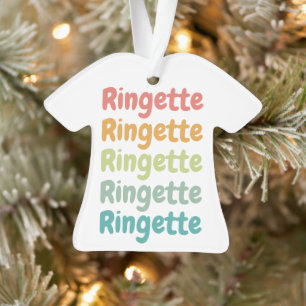 Ringette Cute Retro Lecteur Ringette Personnalisé