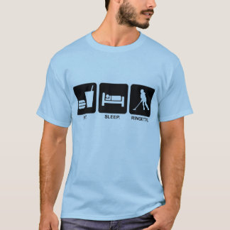 Ringette "Eat Sleep Ringette" Adult Basic T-Shirt