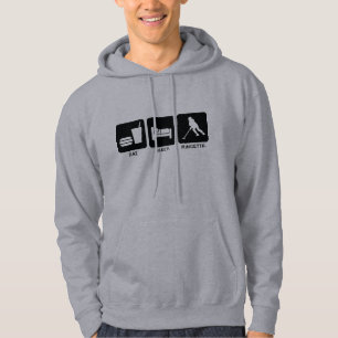 Ringette "Eat Sleep Ringette" Hooded Sweatshirt