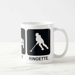Ringette "Eat Sleep Ringette" Mug