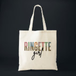 Ringette Girl Cheetah Print | Ringette Player Tote Bag<br><div class="desc">Ringette Girl Cheetah Print | Ringette Player Gifts!</div>