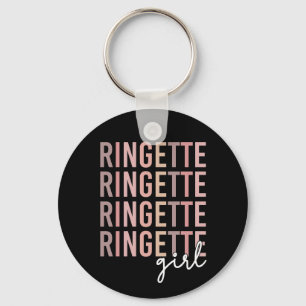 Ringette Girl Gifts for Ringette Player Keychain