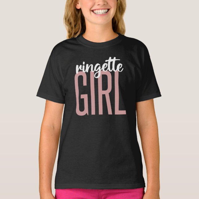 Ringette Girl | Gifts for Ringette Players T-Shirt (Front)