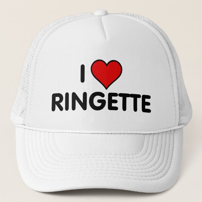 Ringette "I Love Ringette" Hat (Front)