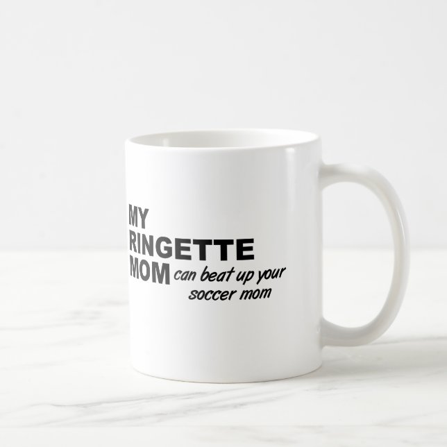 Ringette Mom Funny Mug (Right)