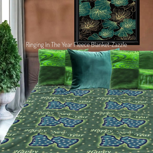 Ringing In The Year Fleece Blanket (Creator Uploaded)