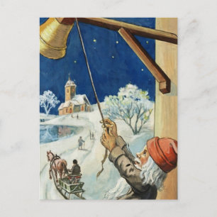 “Ringing the Bell” by Jenny Nystrom Postcard