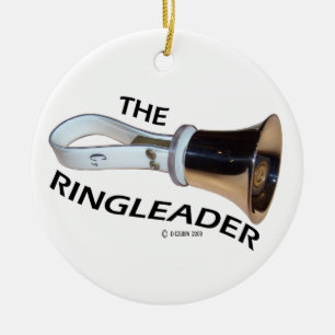 Ringleader Ceramic Ornament