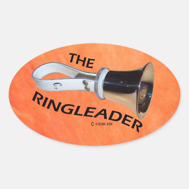Ringleader Oval Sticker (Front)