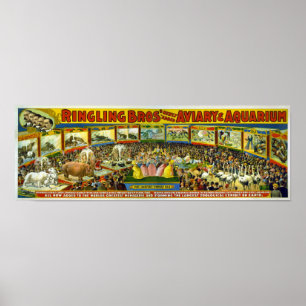 Ringling Bros' / Aviary & Aquarium Poster