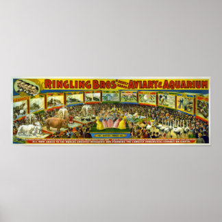 Ringling Bros' / Aviary & Aquarium Poster