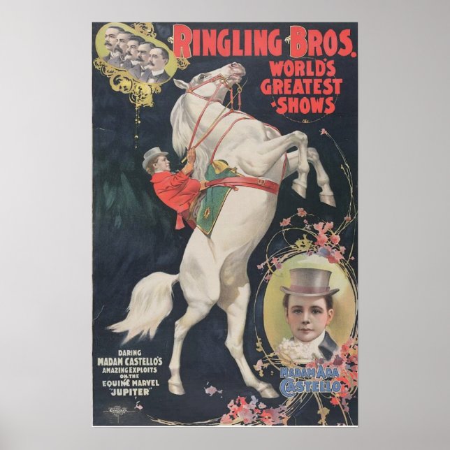 Ringling Bros. / Madam Ada Castello Poster (Front)