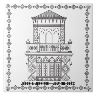 Ringling Tower Personalized Ceramic Tile