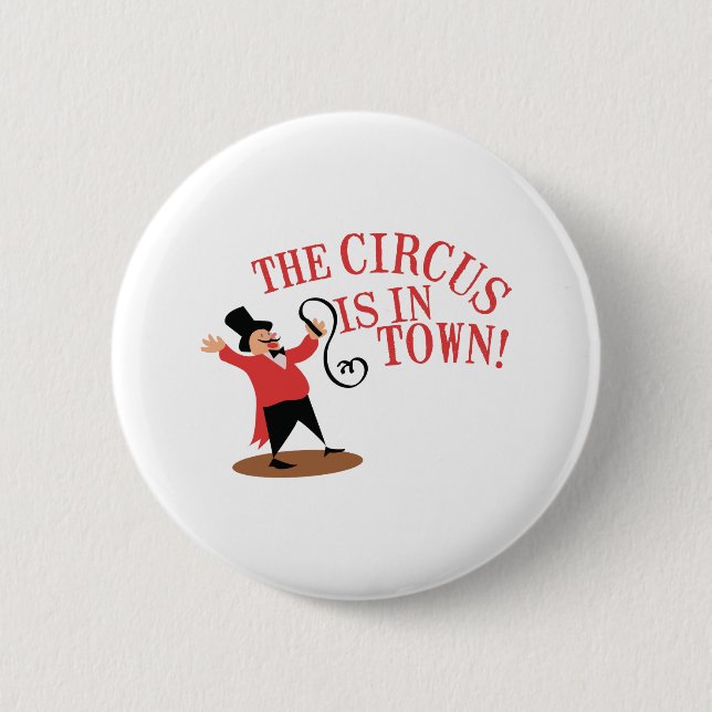 Ringmaster Town 2 Inch Round Button (Front)