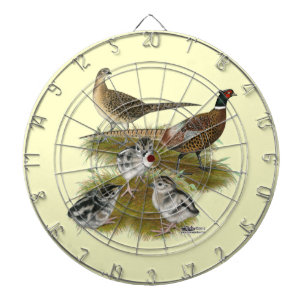 Ringneck Pheasant Family Dartboard