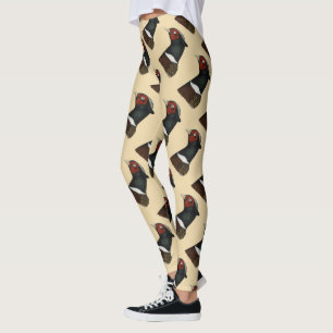 Ringneck Pheasant Head Leggings