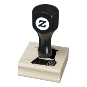 Ringneck Pheasant Head Rubber Stamp