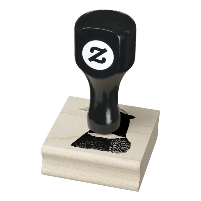 Ringneck Pheasant Head Rubber Stamp (Stamp)