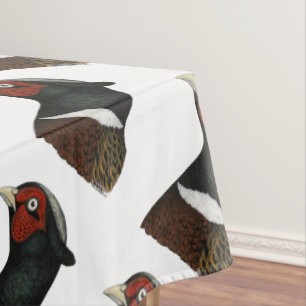 Ringneck Pheasant Head Tablecloth